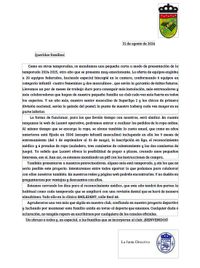 Carta de bienvenida